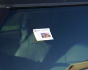 Sticky note post it note car leaflet